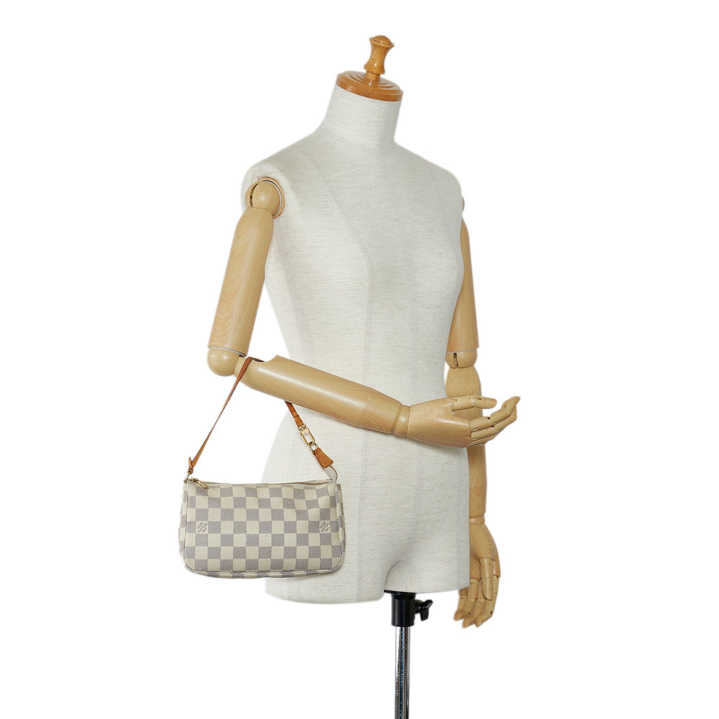 Louis Vuitton Pochette Accessoires Damier Azur Canvas