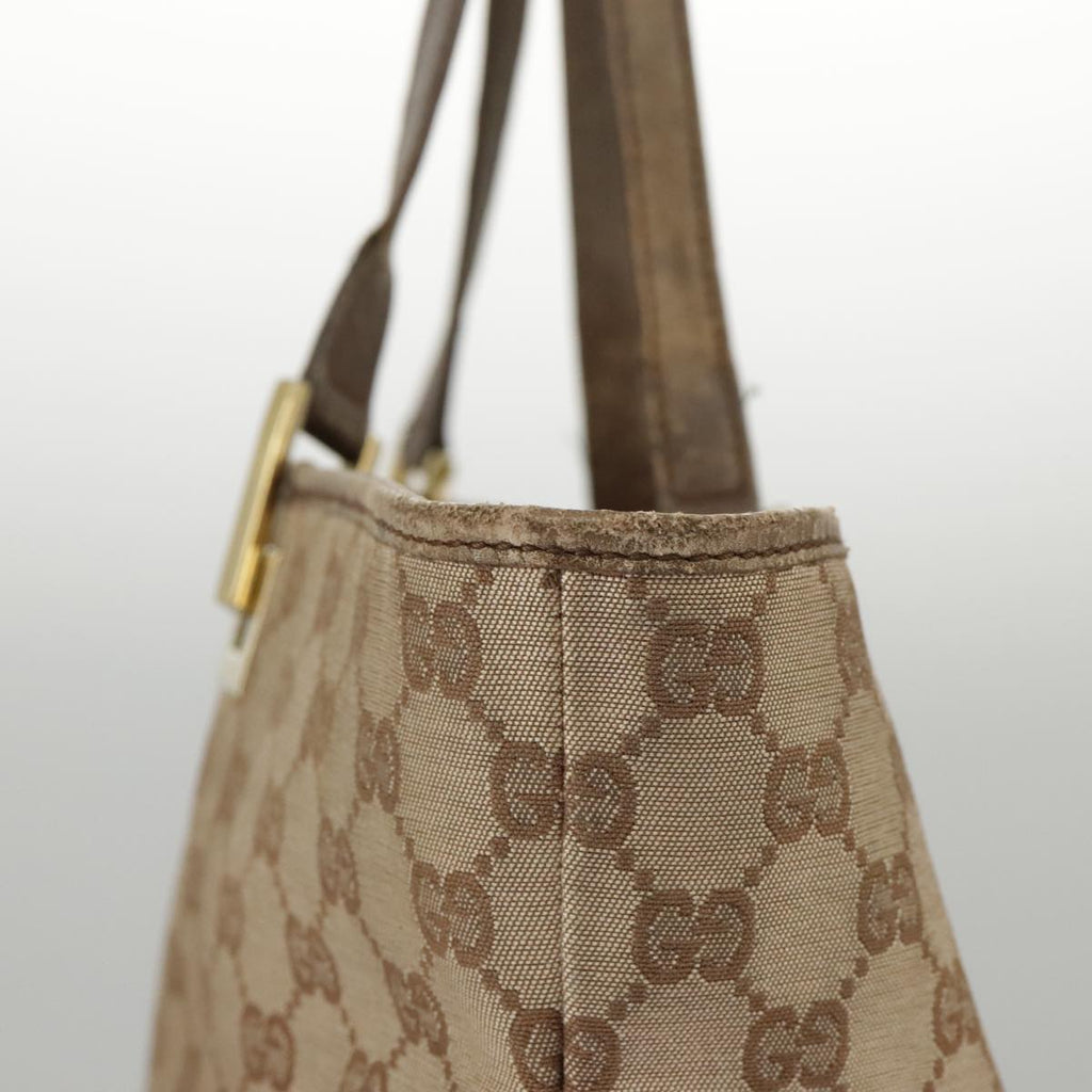GUCCI GG Canvas Tote Bag Beige Gold 002 1098 3444 97723
