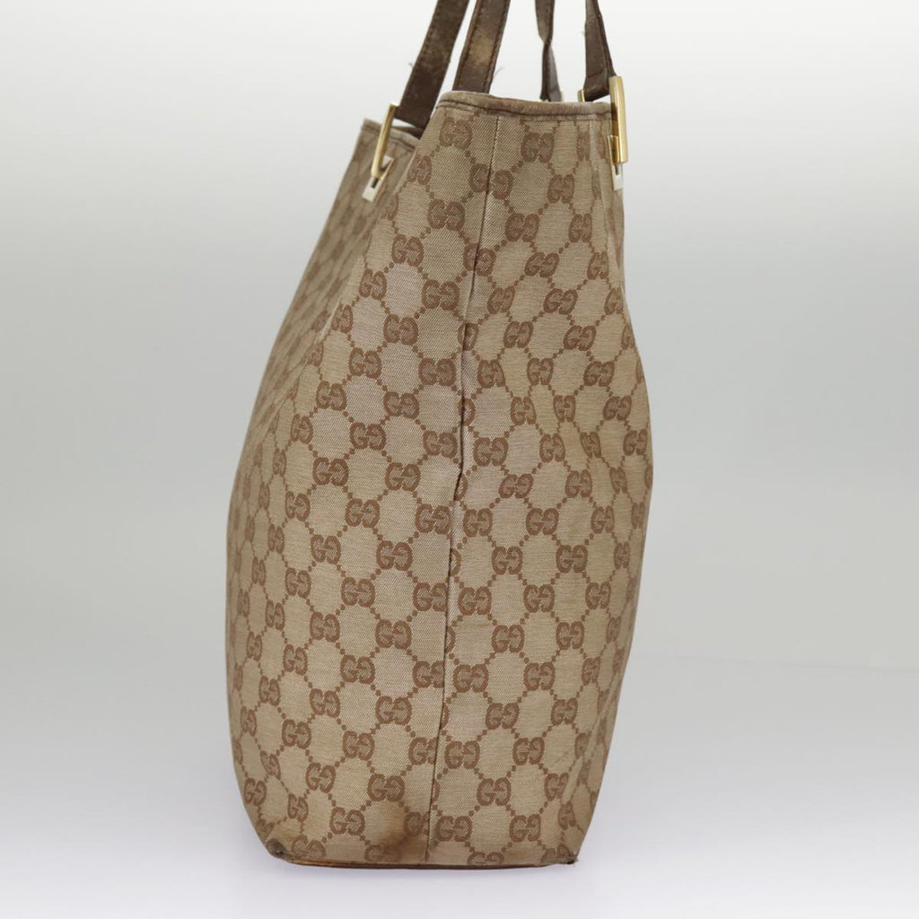 GUCCI GG Canvas Tote Bag Beige Gold 002 1098 3444 97723