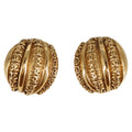 CHANEL COCO Mark Earring metal Gold CC 97754