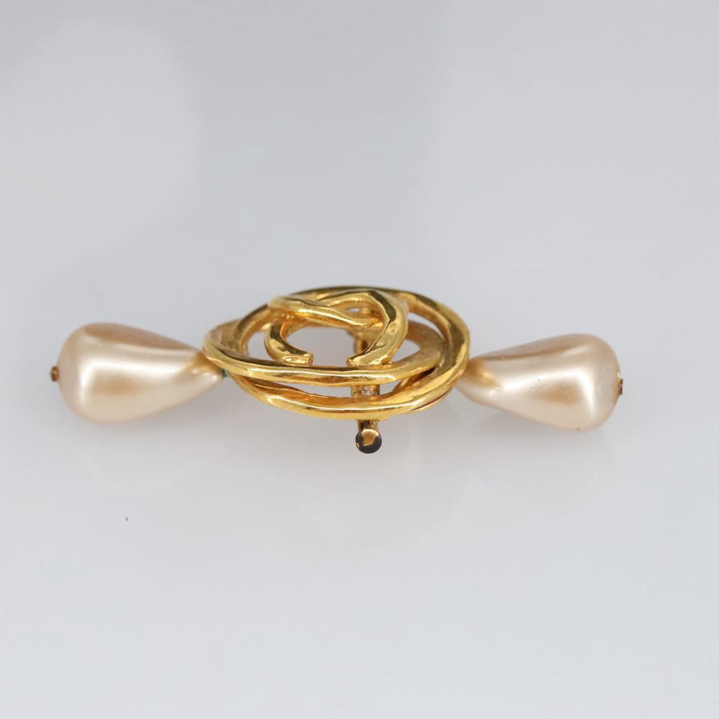 CHANEL COCO Mark Brooch metal Gold CC 97757