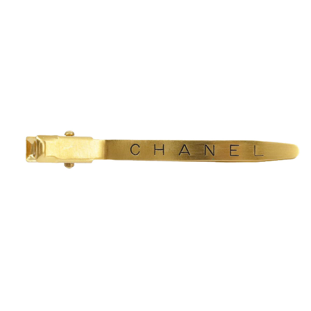 CHANEL Barrette metal Gold CC 97761
