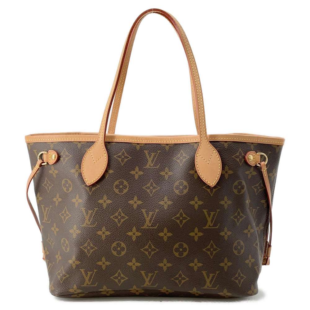 LOUIS VUITTON Neverfull Beige M40155 Monogram Size PM