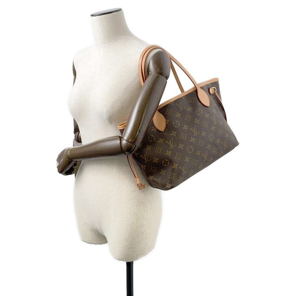 LOUIS VUITTON Neverfull Beige M40155 Monogram Size PM