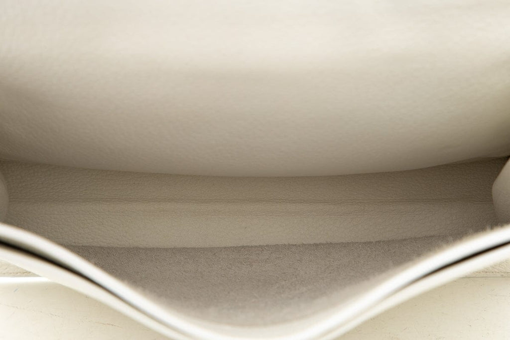 HermÃƒÆ’Ã‚Â¨s White Sac a Depeches 27 Handbag