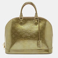 Louis Vuitton Vert Olive Monogram Vernis Leather Alma Gm Bag