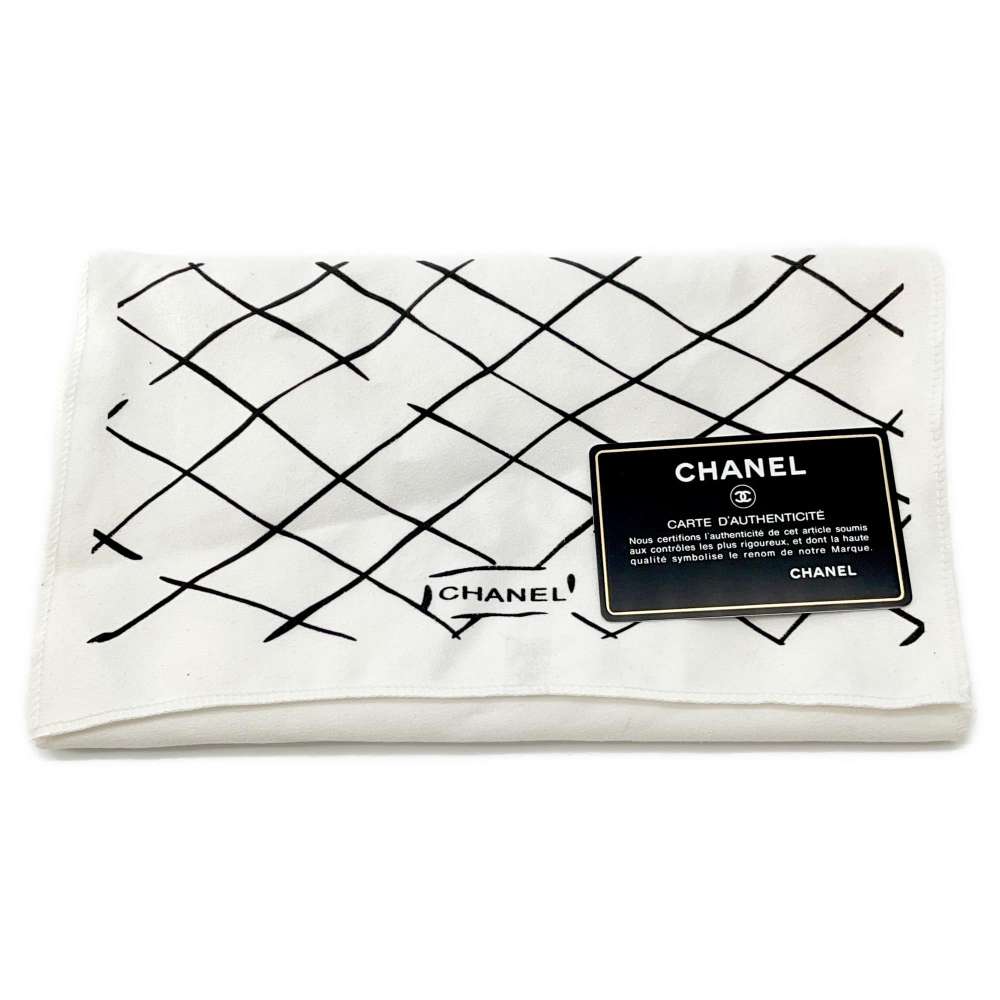 CHANEL Kiss Rock Frame Shoulder Bag Gold Leather