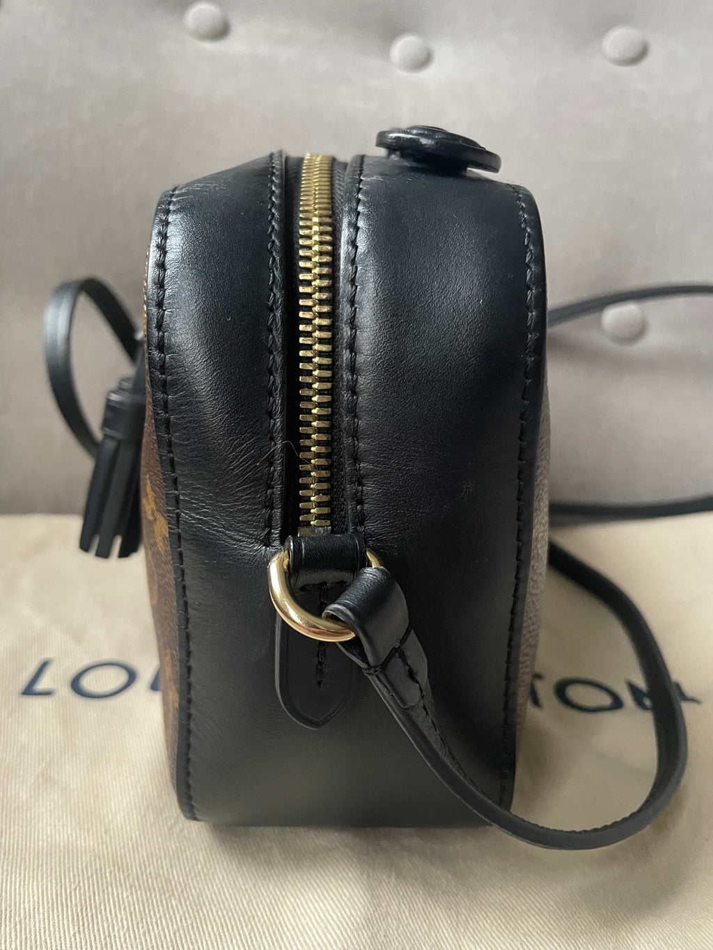 Louis Vuitton Saintonge Black and Monogram