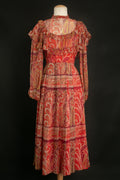 Robe en mousseline imprimÃƒÆ’Ã‚Â©e Thea Porter