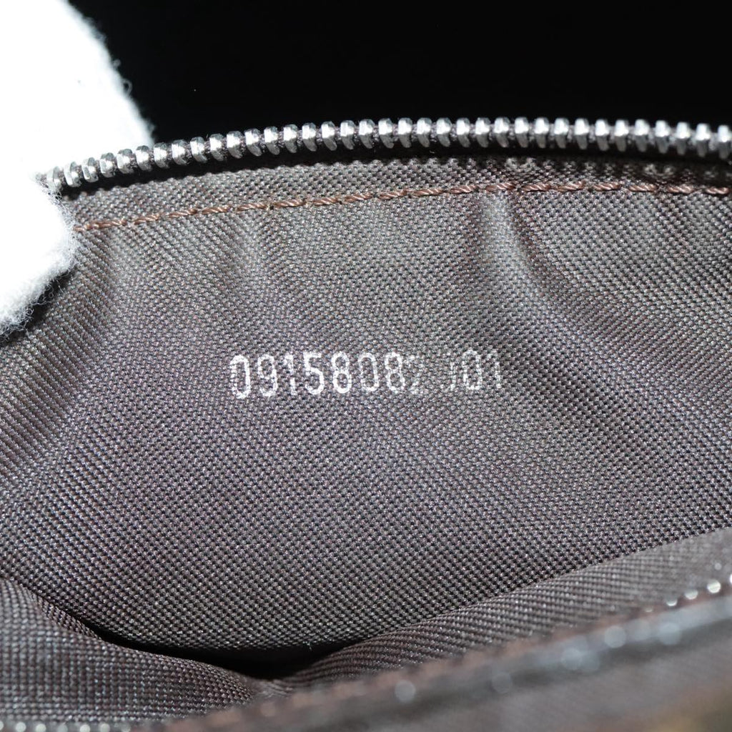 FENDI Zucca Canvas Tote Bag Brown Black Silver 97934