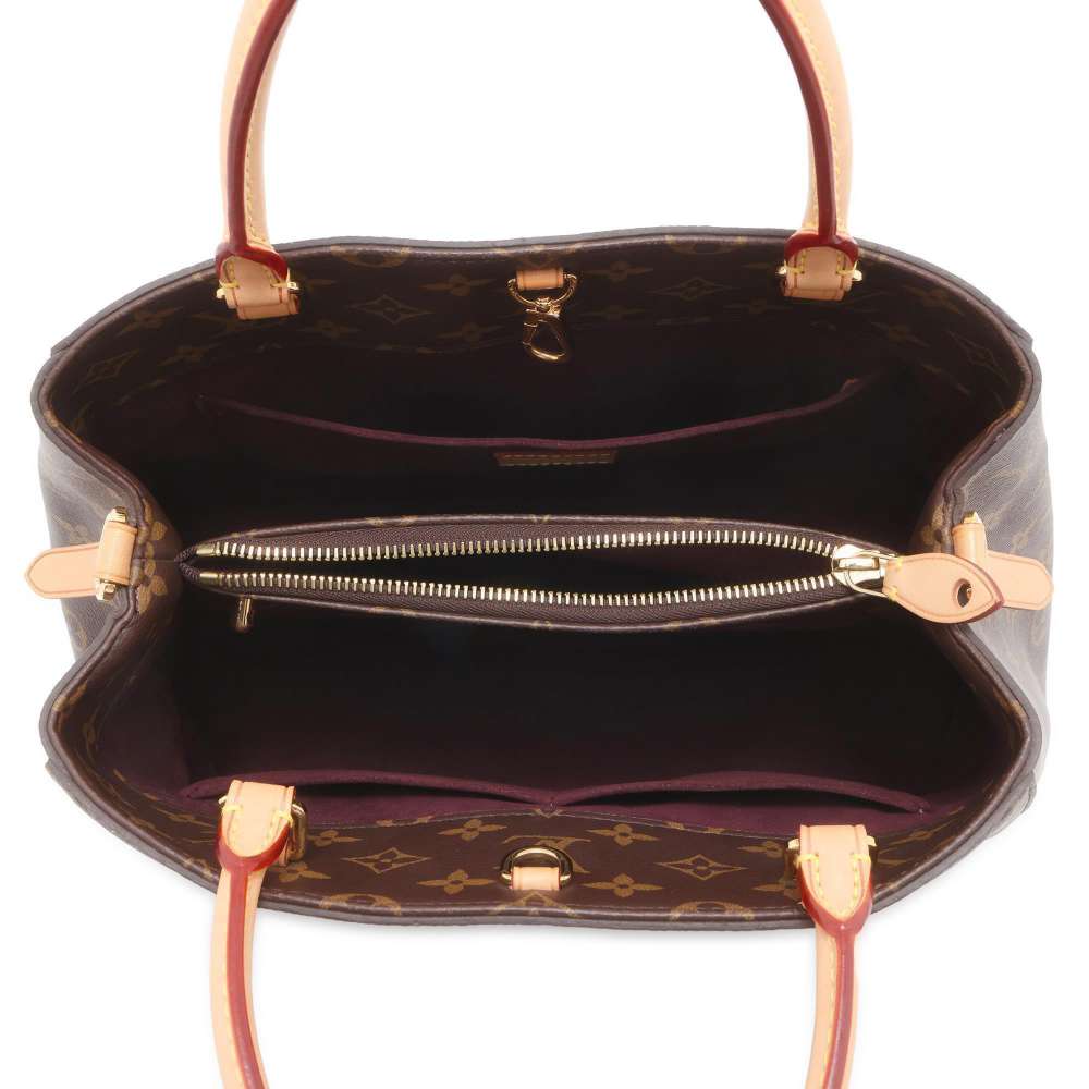 LOUIS VUITTON Montaigne Brown M41056 Monogram Size MM