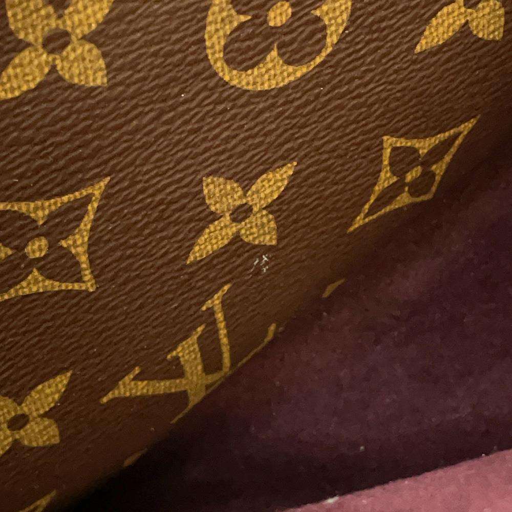 LOUIS VUITTON Montaigne Brown M41056 Monogram Size MM