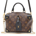 LOUIS VUITTON Petite Malle Souple Noir M45571 Monogram
