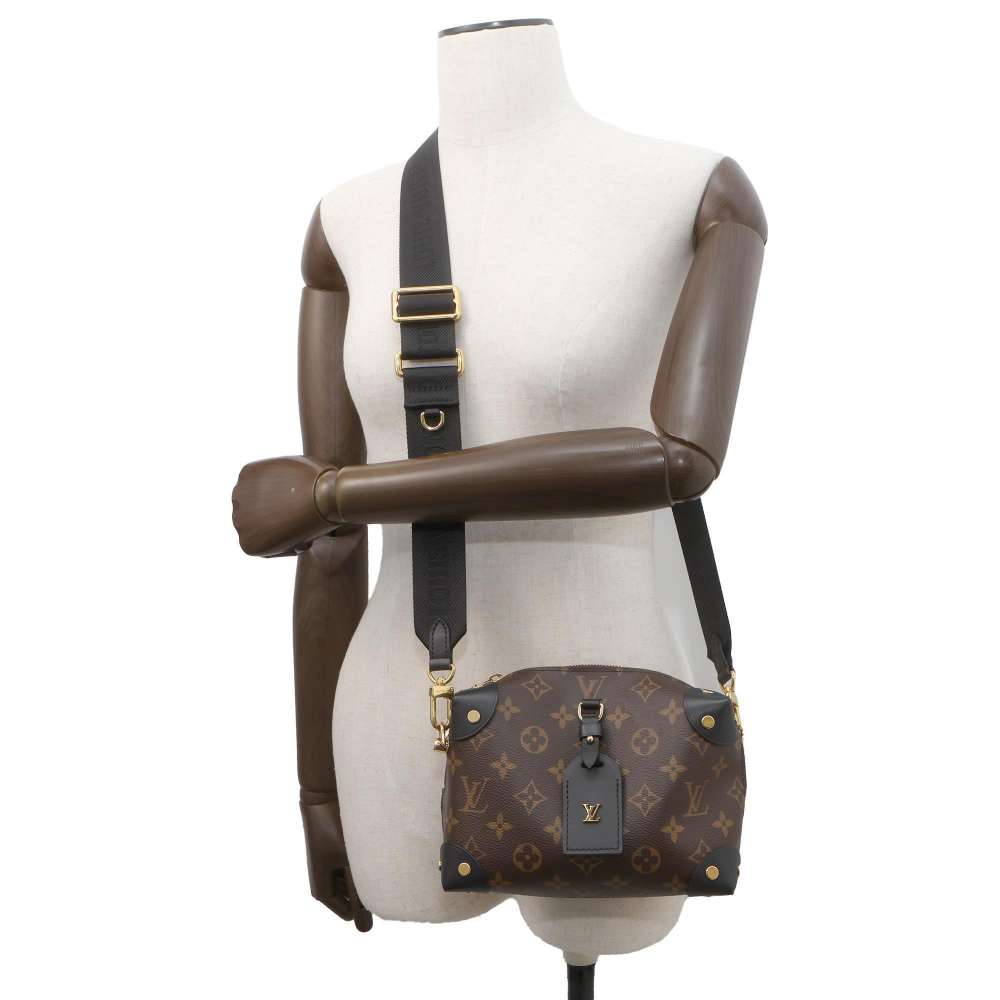 LOUIS VUITTON Petite Malle Souple Noir M45571 Monogram