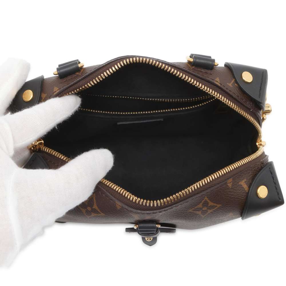 LOUIS VUITTON Petite Malle Souple Noir M45571 Monogram