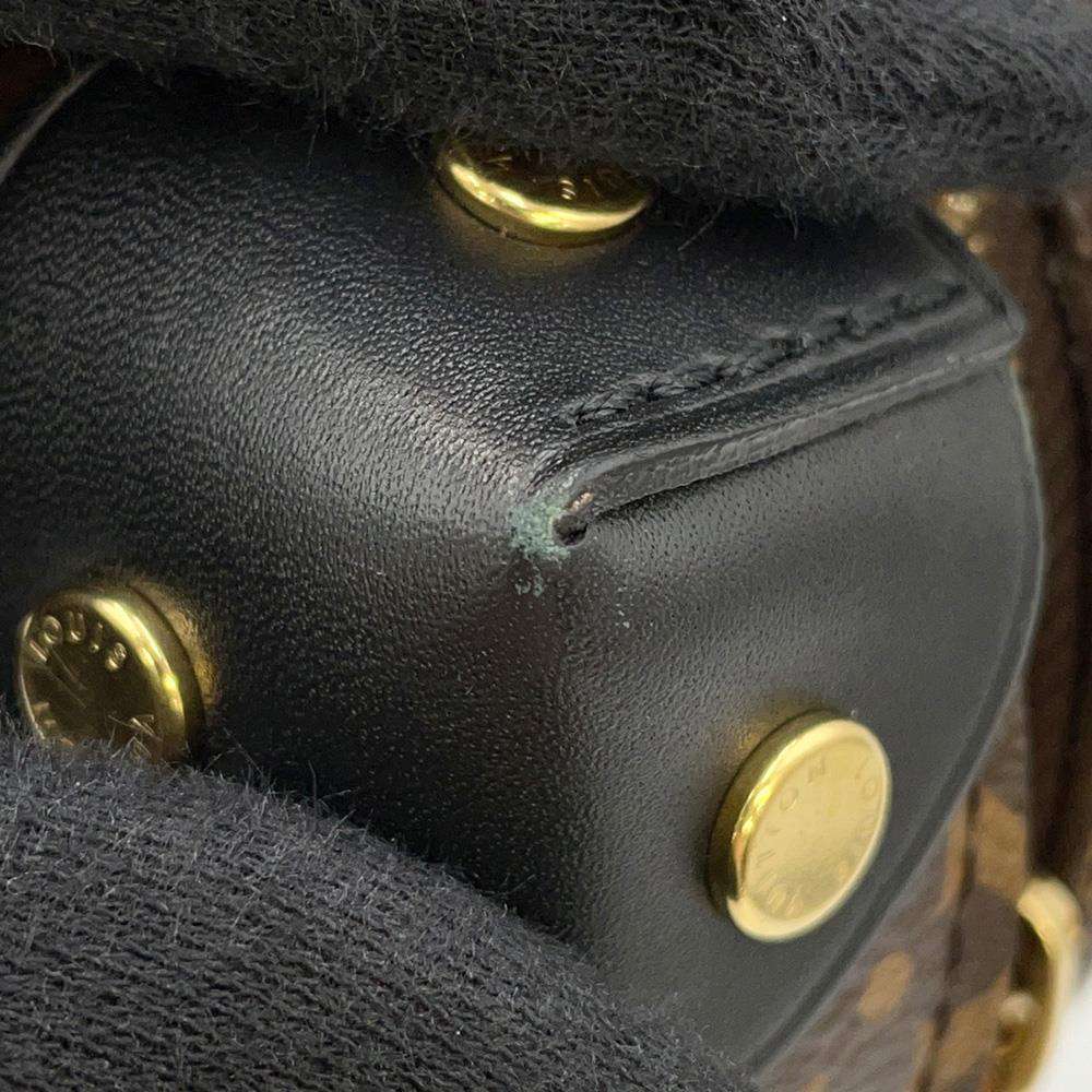 LOUIS VUITTON Petite Malle Souple Noir M45571 Monogram