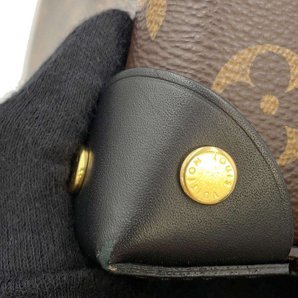 LOUIS VUITTON Petite Malle Souple Noir M45571 Monogram
