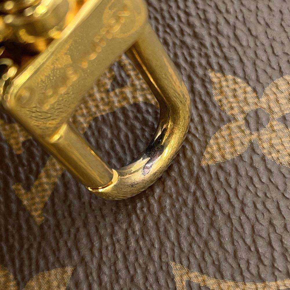 LOUIS VUITTON Petite Malle Souple Noir M45571 Monogram
