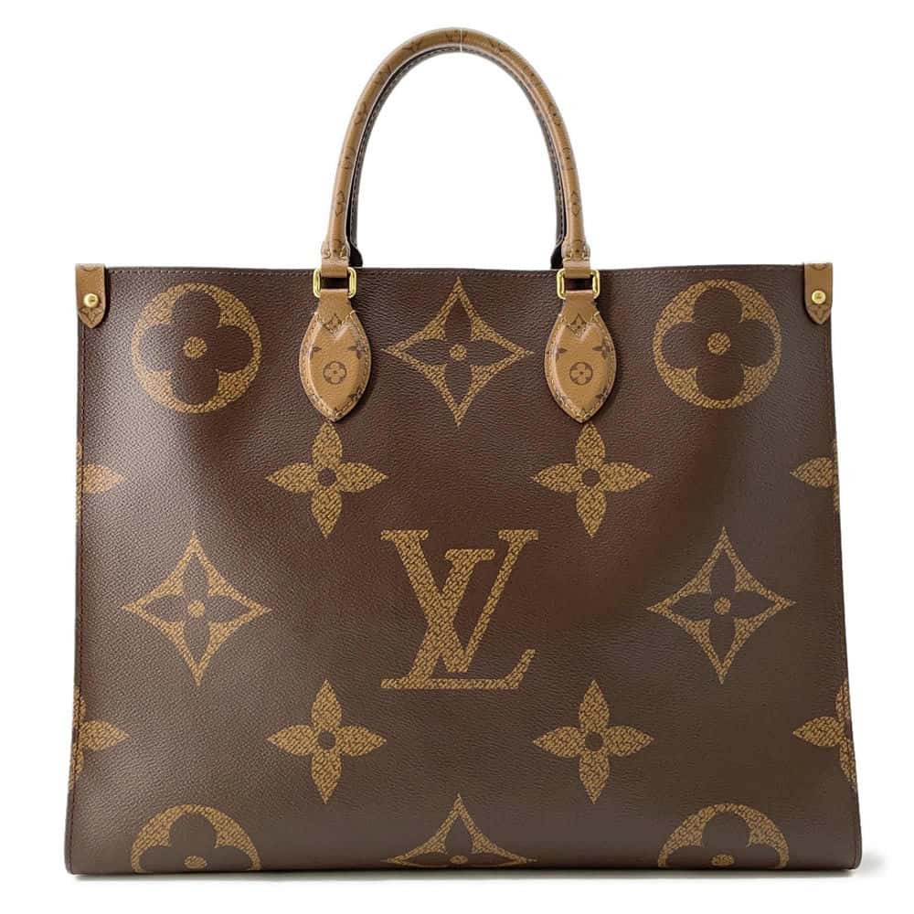 LOUIS VUITTON Onthego Red M45320 Monogram Monogram Reverse Canvas Monogram Giant Size GM