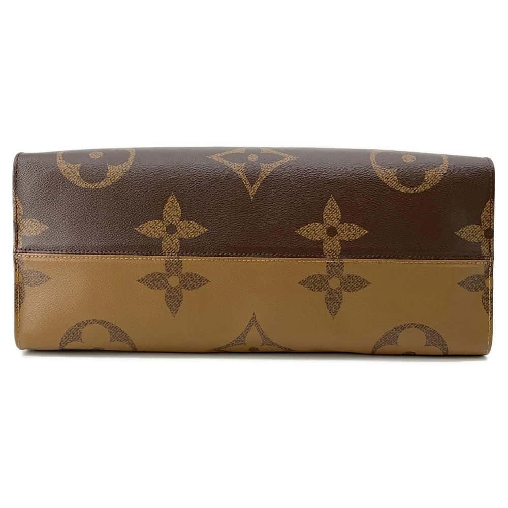 LOUIS VUITTON Onthego Red M45320 Monogram Monogram Reverse Canvas Monogram Giant Size GM