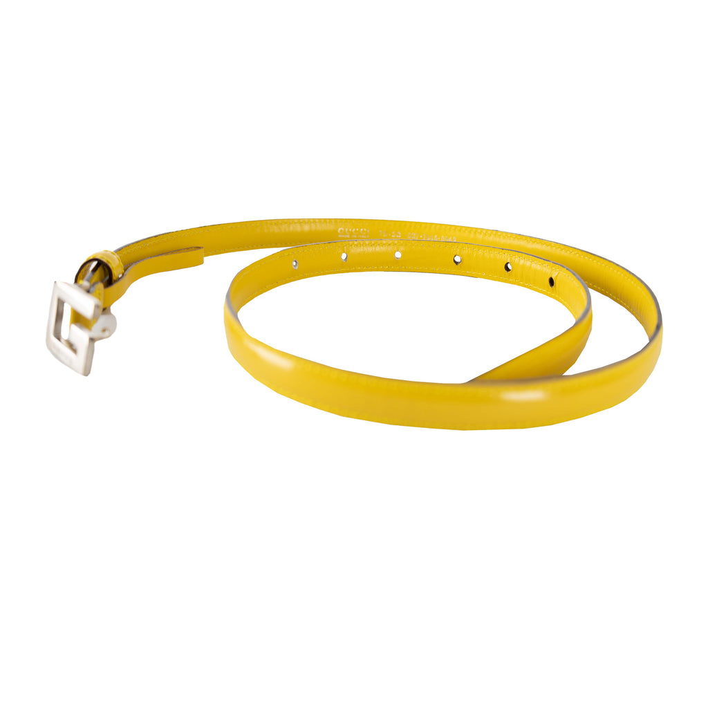 Gucci Yellow Belt - '90s