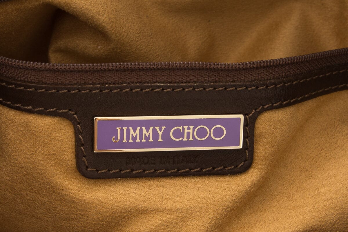 Jimmy Choo Brown Suede Shoulder Bag