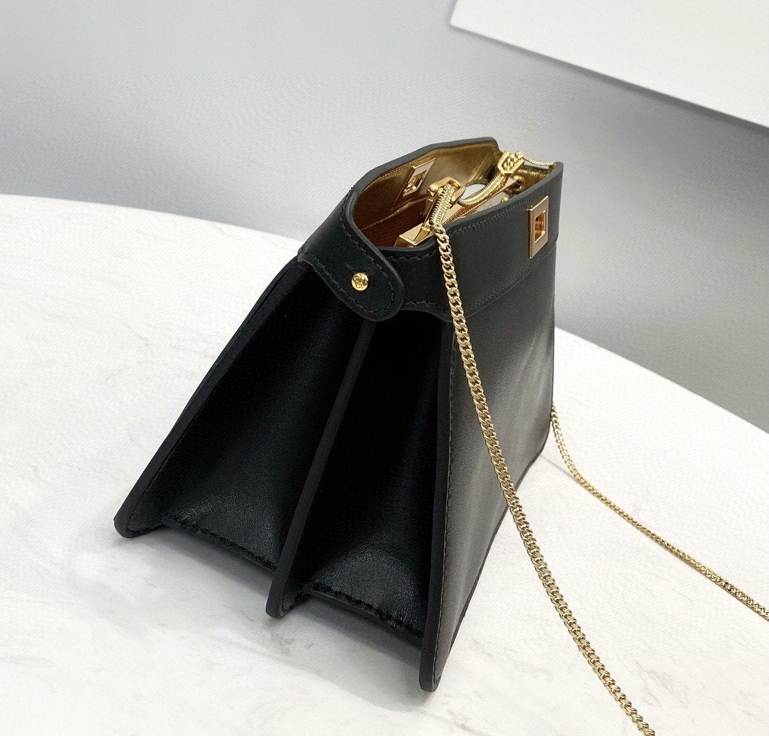 FI GlamI Small Iseeu Pochette Black Bag For Woman 21cm/8in