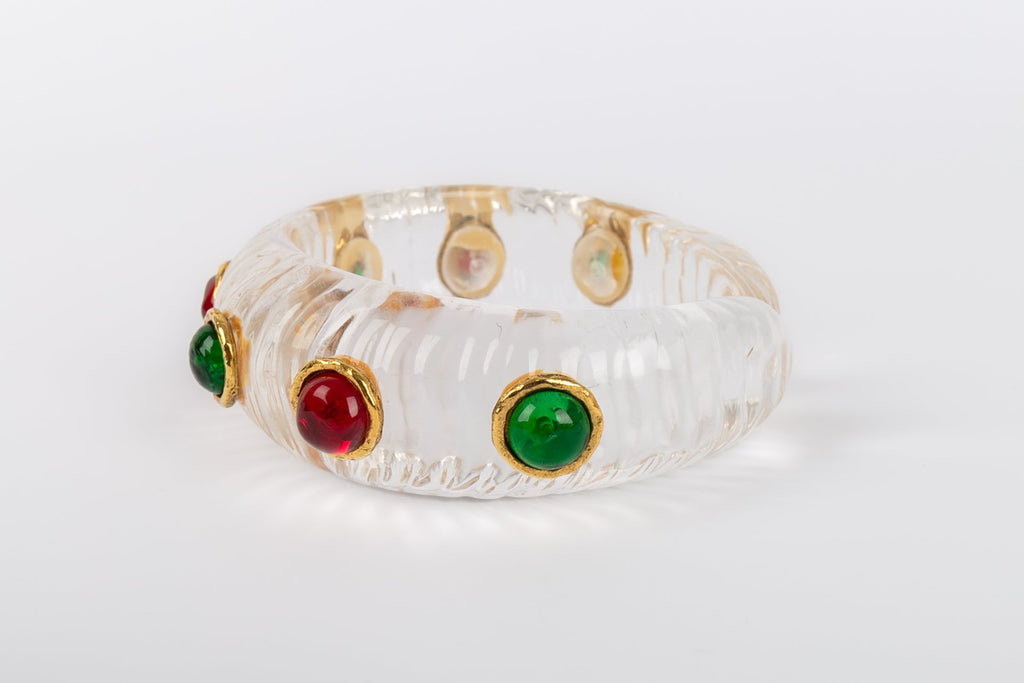 Bracelet en lucite Chanel