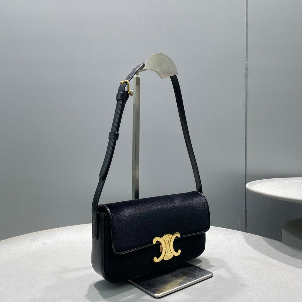 GLAMI Triomphe Shoulder Bag Black For Women 8in/20cmÃƒâ€šÃ‚Â 