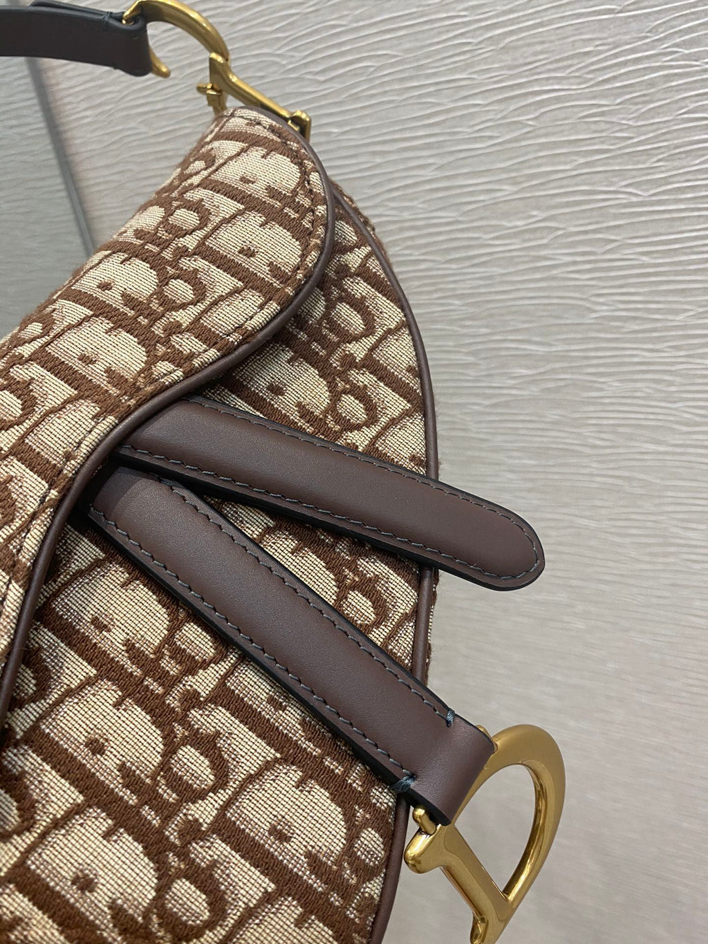 GLAMI Brown Mini Saddle Bag For Women 21cm/7in CD