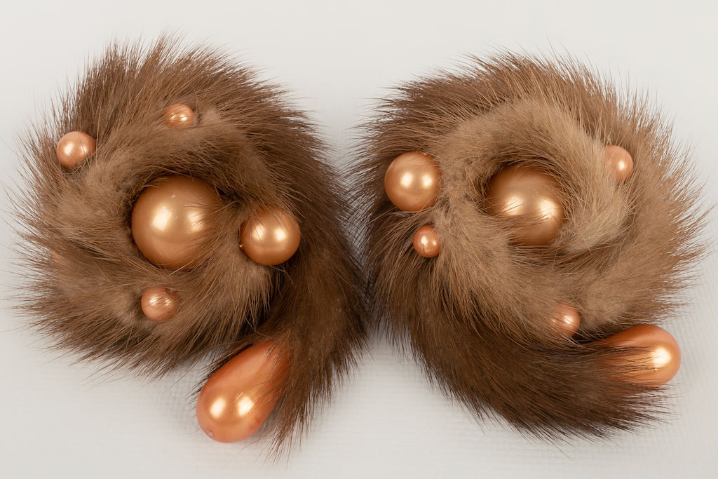 Boucles d'oreilles Thierry Mugler 80's