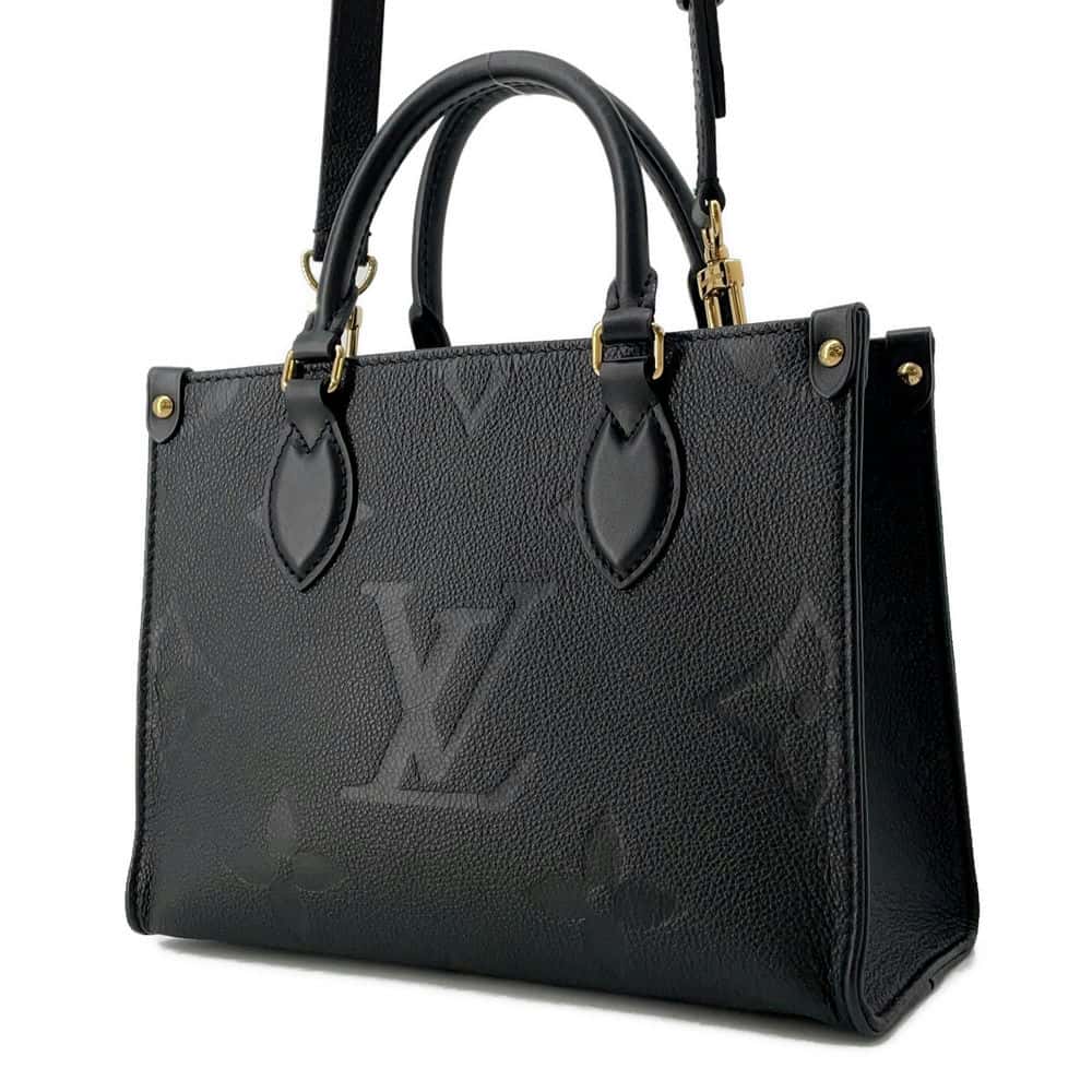 LOUIS VUITTON Onthego Noir M45653 Monogram Empreinte Leather Size PM