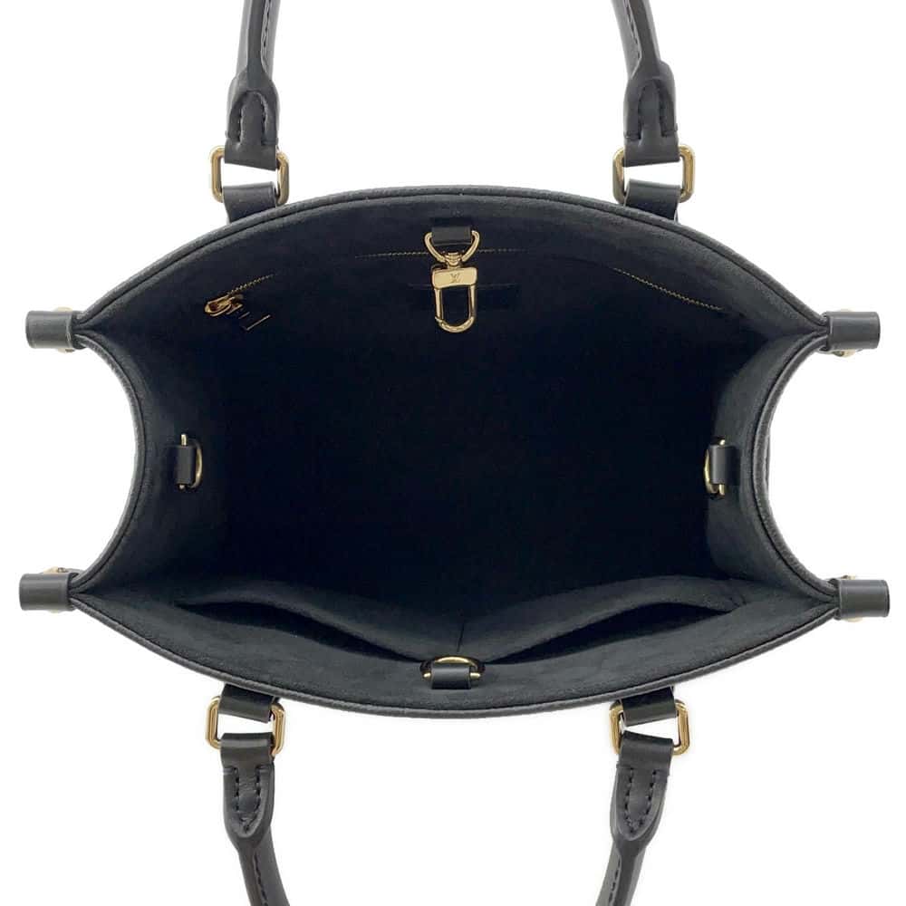 LOUIS VUITTON Onthego Noir M45653 Monogram Empreinte Leather Size PM
