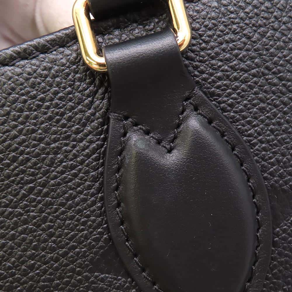 LOUIS VUITTON Onthego Noir M45653 Monogram Empreinte Leather Size PM