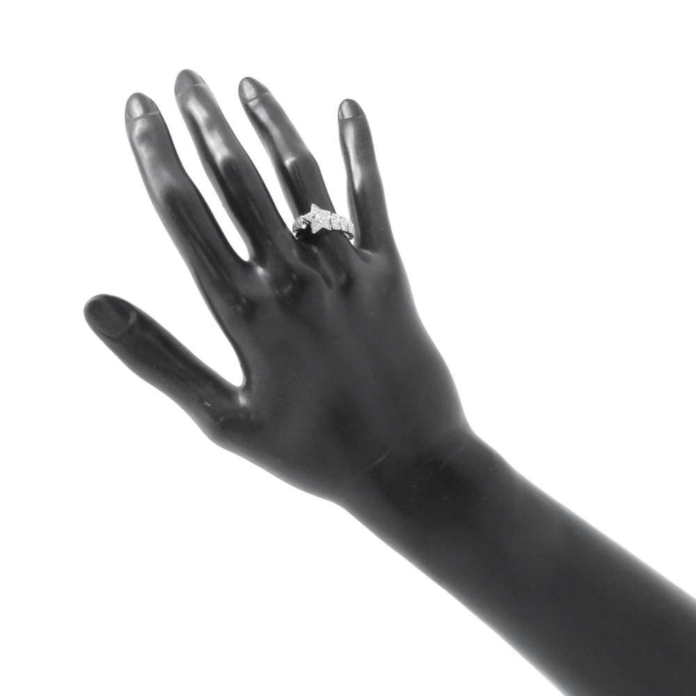 CHANEL Comet Collection Ring Size 53/#13J11457 18K White Gold
