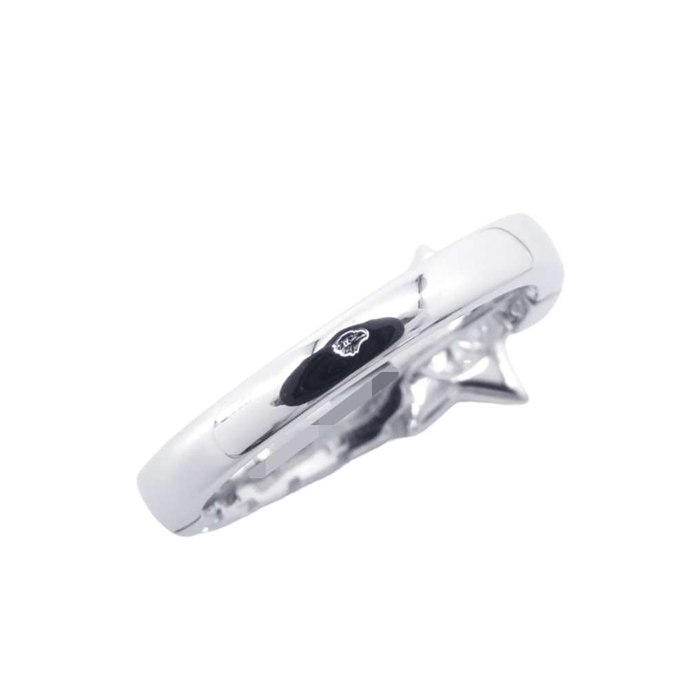 CHANEL Comet Collection Ring Size 53/#13J11457 18K White Gold