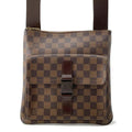 LOUIS VUITTON Pochette Melvile Brown N51127 Damier Ebene Canvas