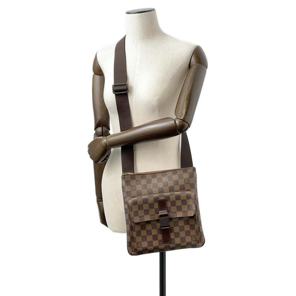 LOUIS VUITTON Pochette Melvile Brown N51127 Damier Ebene Canvas