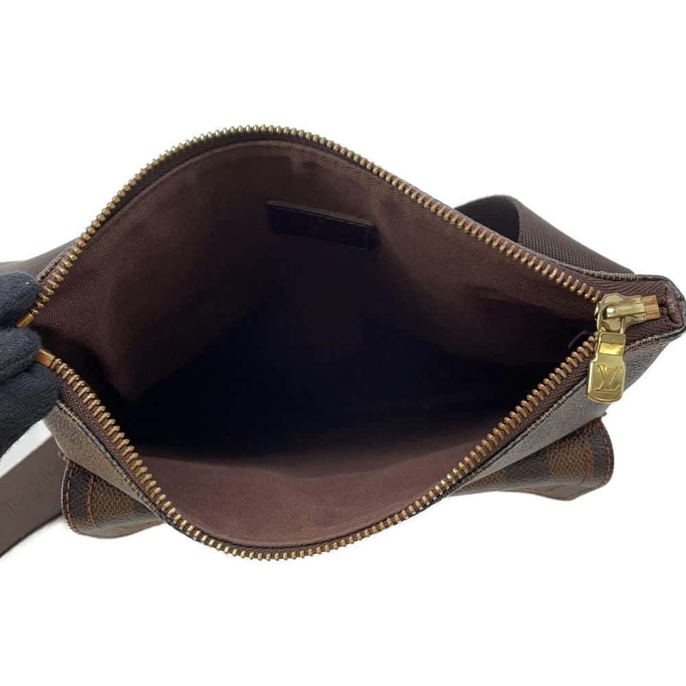 LOUIS VUITTON Pochette Melvile Brown N51127 Damier Ebene Canvas