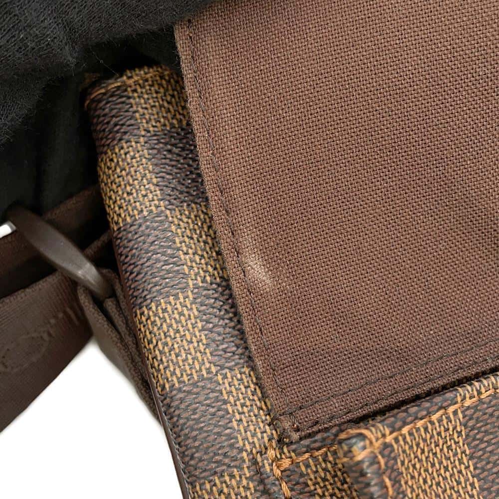 LOUIS VUITTON Pochette Melvile Brown N51127 Damier Ebene Canvas