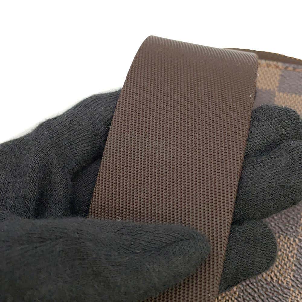 LOUIS VUITTON Pochette Melvile Brown N51127 Damier Ebene Canvas