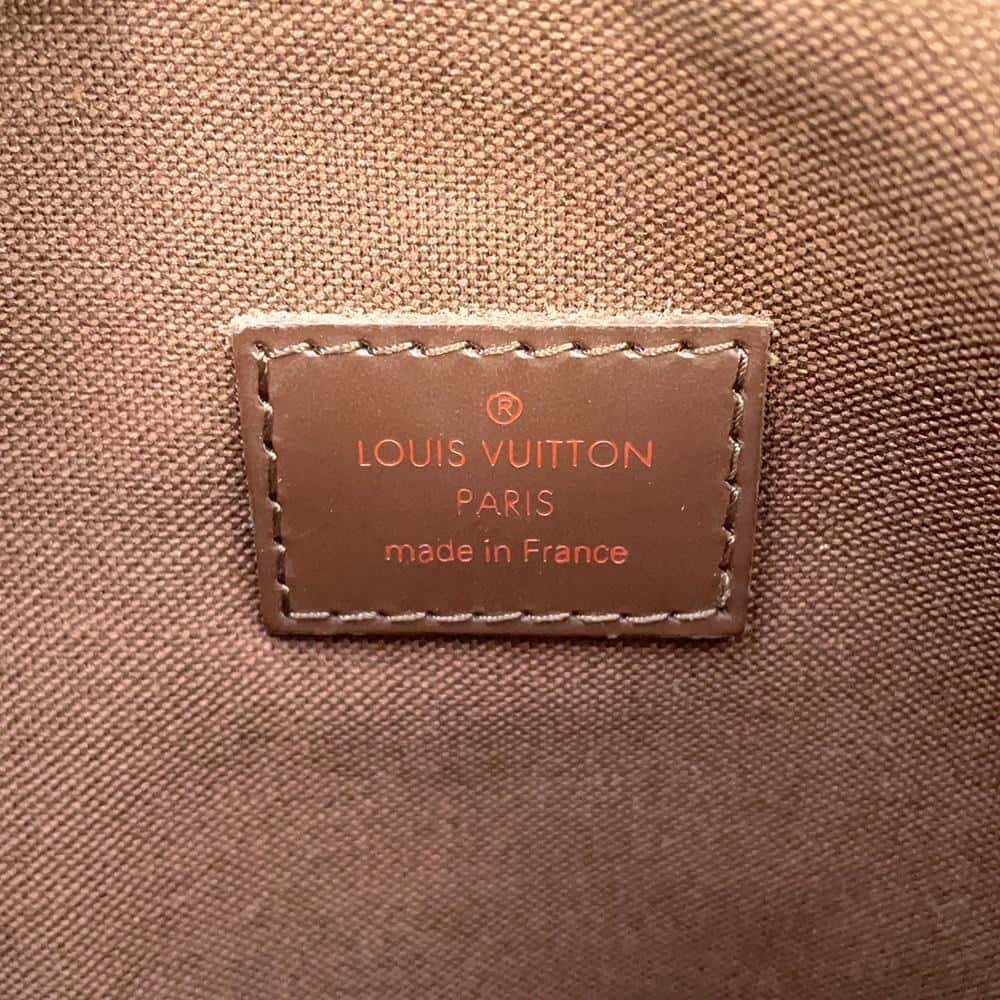 LOUIS VUITTON Pochette Melvile Brown N51127 Damier Ebene Canvas