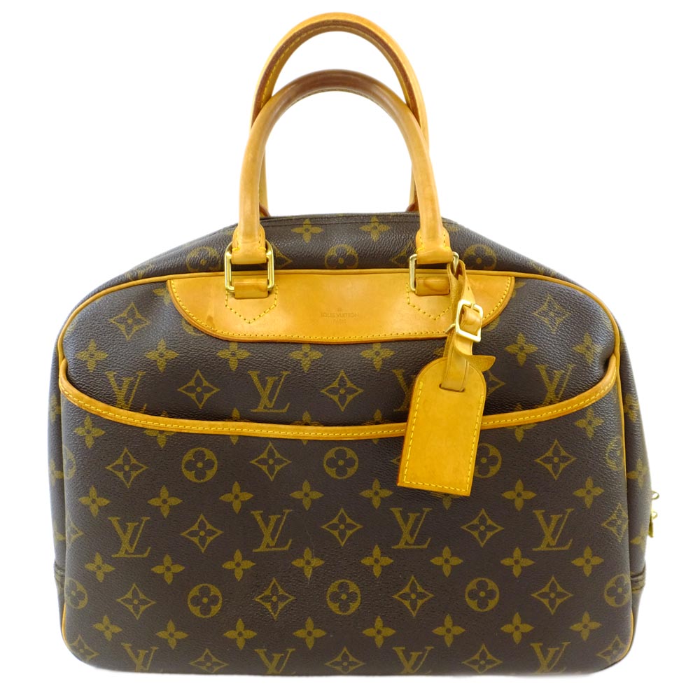 Louis Vuitton Douville Handbag Monogram Brown G  Leather Canvas