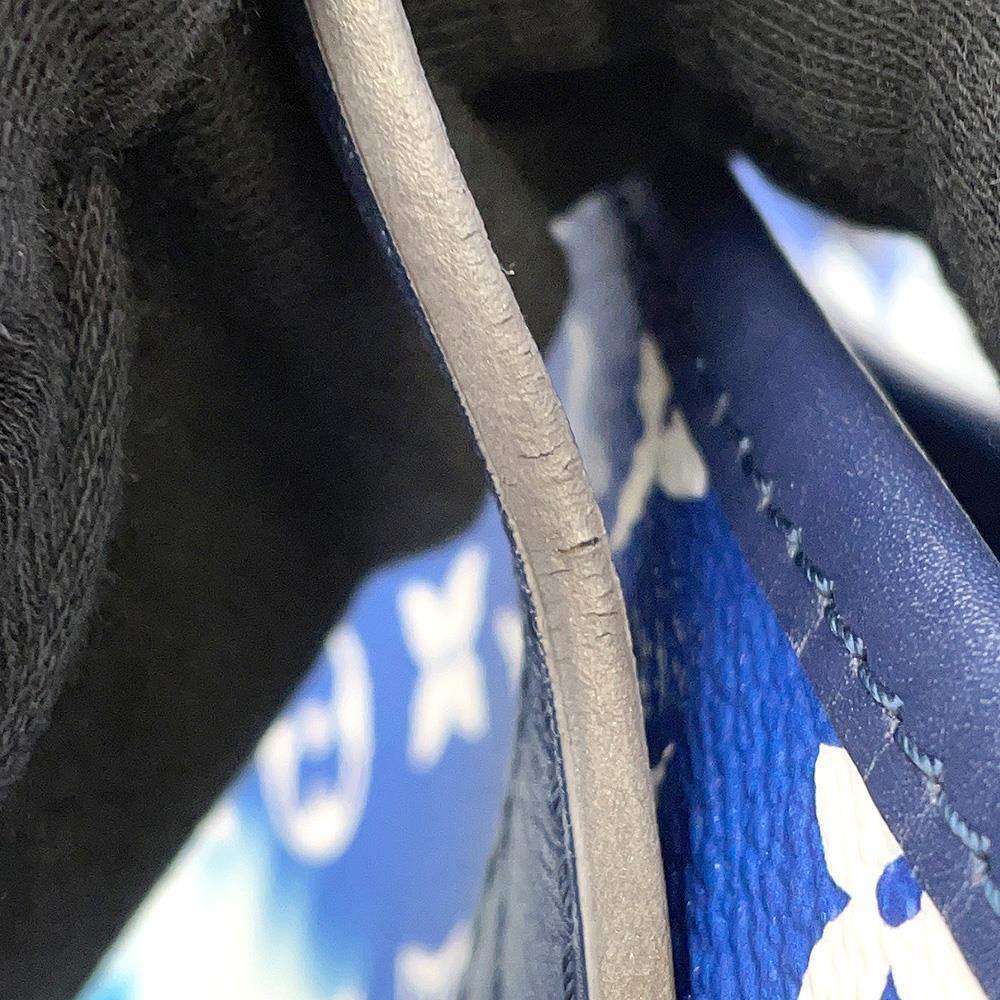 LOUIS VUITTON Neverfull Blue M45128 Monogram・Canvas LV Escale Size MM