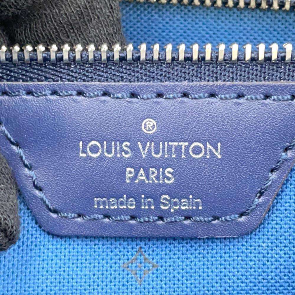 LOUIS VUITTON Neverfull Blue M45128 Monogram・Canvas LV Escale Size MM