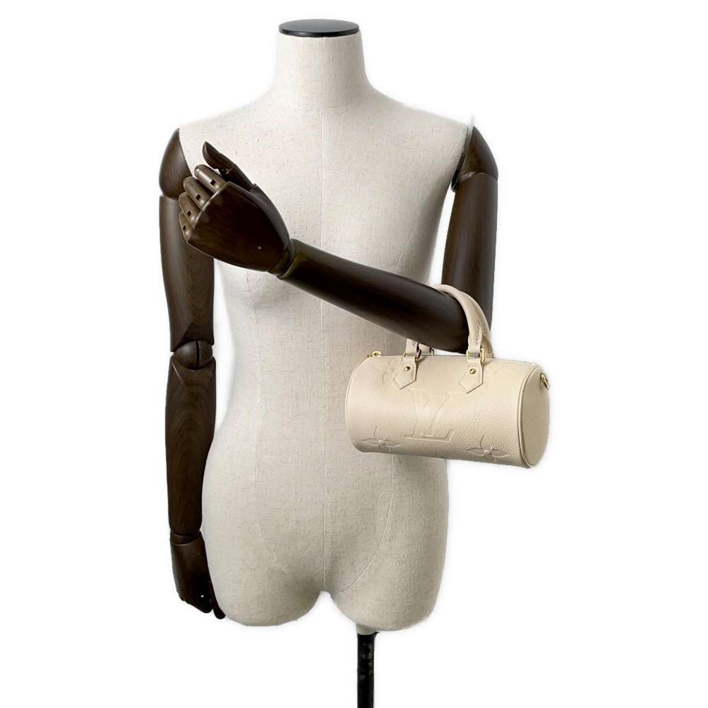 LOUIS VUITTON Papillon claim M45994 Monogram Empreinte Leather Size BB