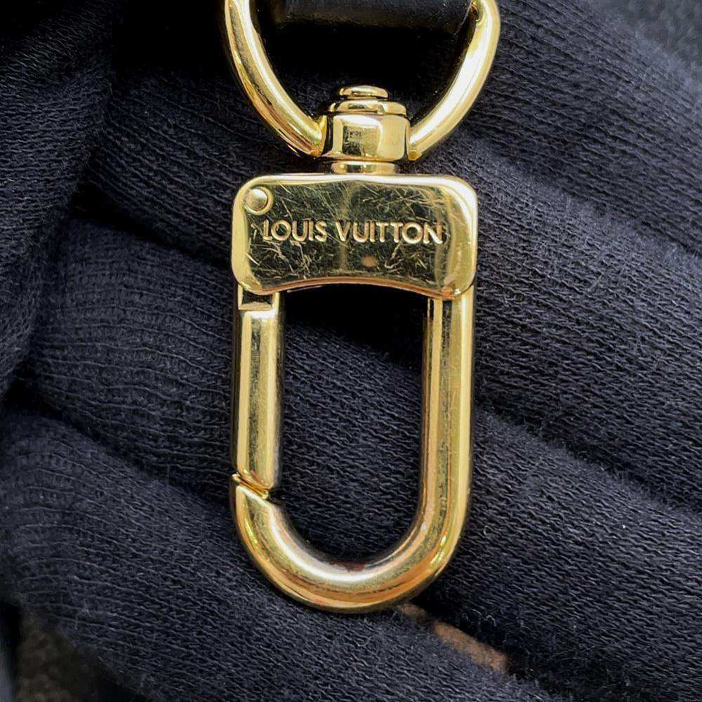 LOUIS VUITTON Neonoe Noir/Beige M45497 Bicolor Monogram Empreinte Leather Size MM
