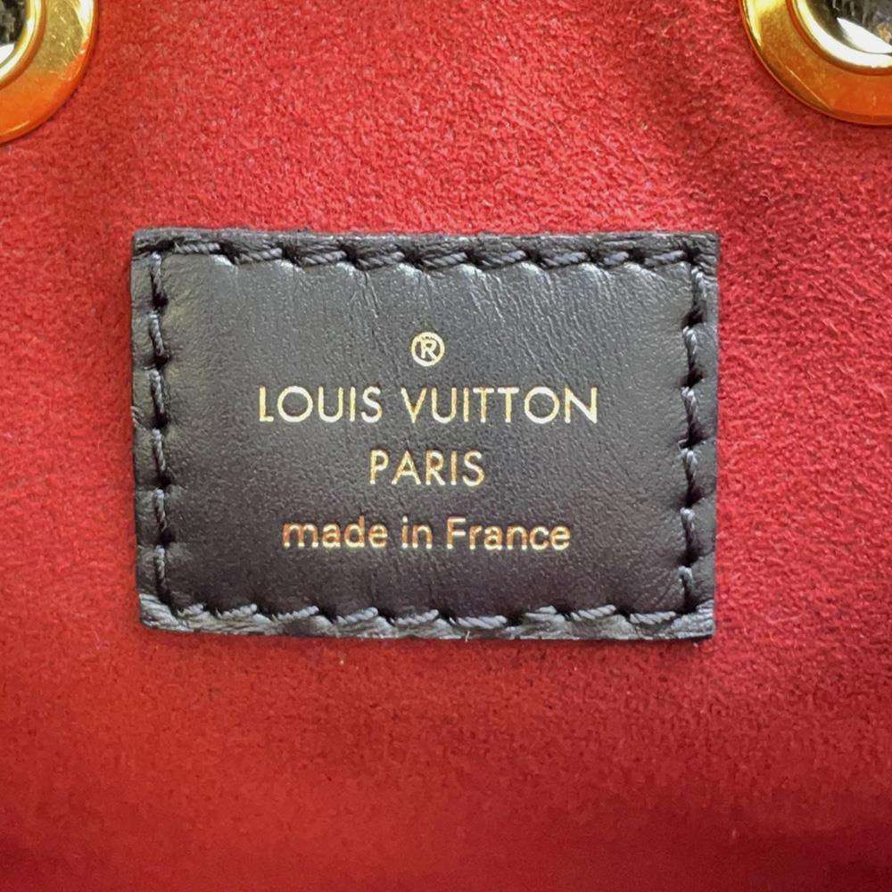LOUIS VUITTON Neonoe Noir/Beige M45497 Bicolor Monogram Empreinte Leather Size MM