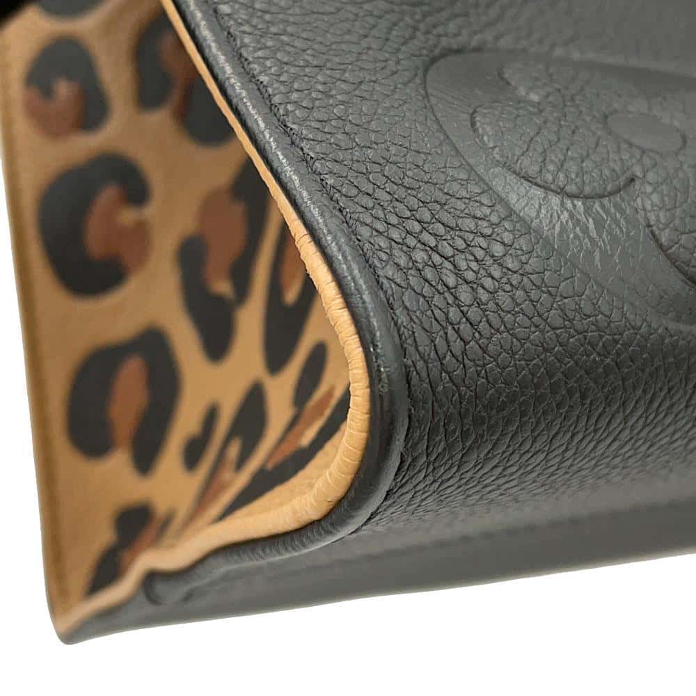LOUIS VUITTON Onthego Noir M58522 Monogram Empreinte Leather Wild at Heart Size MM