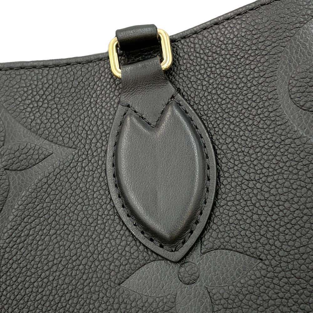 LOUIS VUITTON Onthego Noir M58522 Monogram Empreinte Leather Wild at Heart Size MM